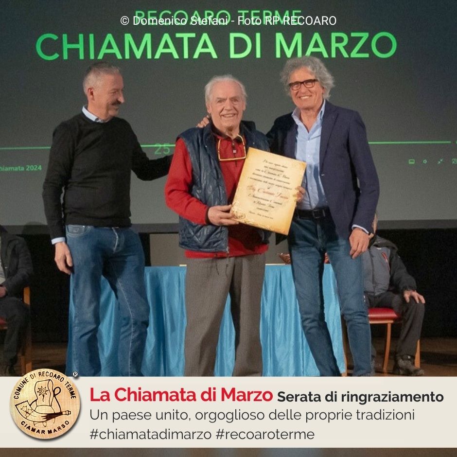 Chiamata Di Marzo Serata Di Ringraziamenti