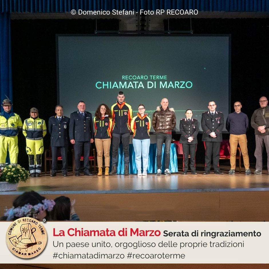 Chiamata Di Marzo Serata Di Ringraziamenti