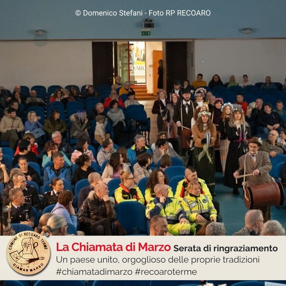 Chiamata Di Marzo Serata Di Ringraziamenti